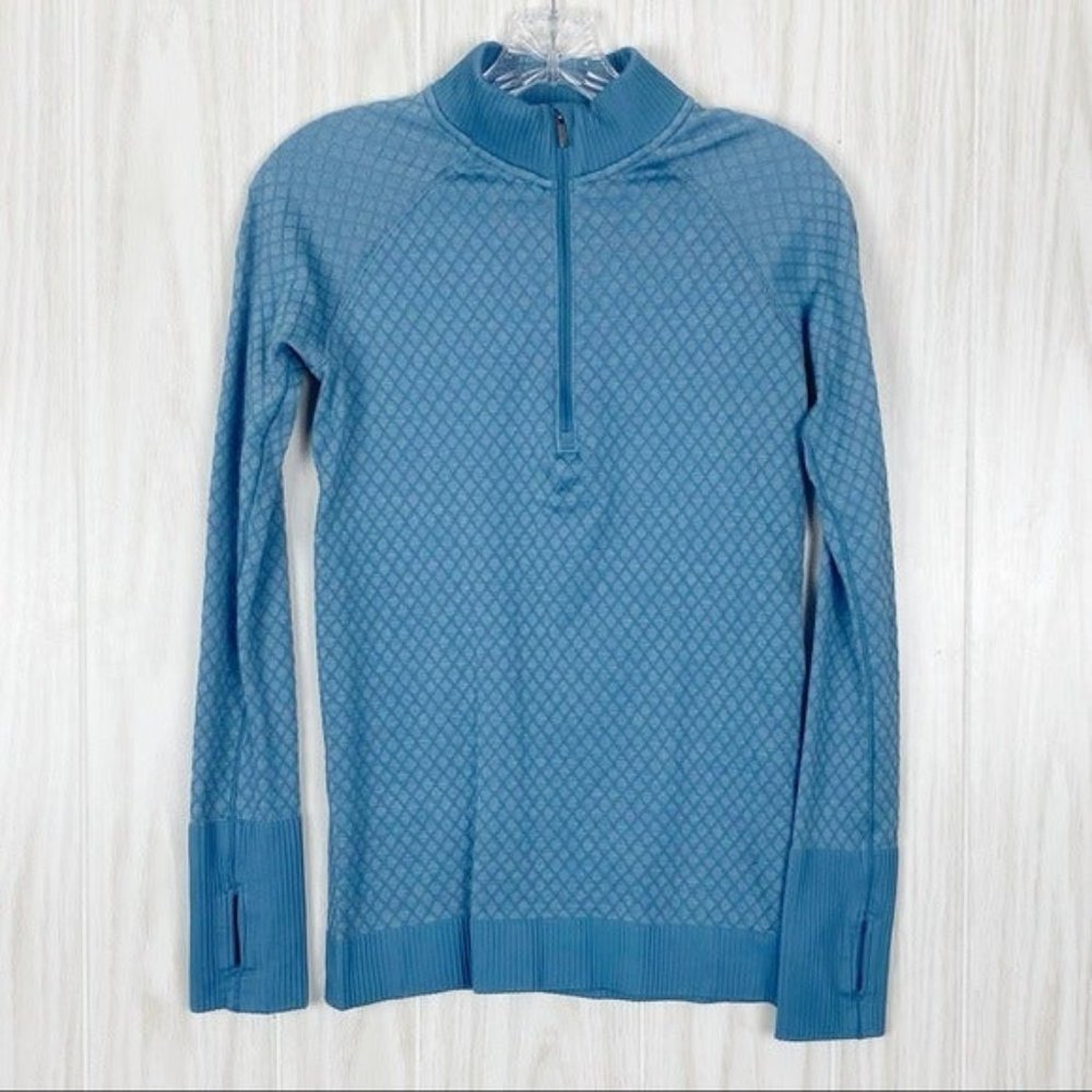 Lululemon | Rest Less 1/2 Zip Slate Blue
